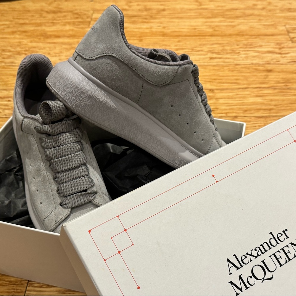 Alexander McQueen suede sneakers